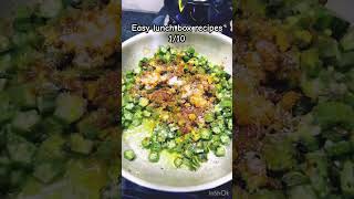 Easy lunch box recipes 110  ladies finger and egg fry do subscribe for more recipes [upl. by Yllod944]