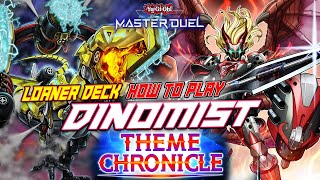 MASTER DUEL  LOANER DECK THEME CHRONICLE HOW TO PLAY  COMBO DINOMIST LOANER DECK EVENT [upl. by Nerval]