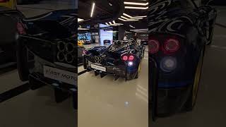 Pagani Huayra Rolling at F1RST MOTORS DUBAI [upl. by Yedoc]