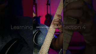 Learning Crossroads Section 4 on Guitar Day 4 guitar guitarist [upl. by Carbrey49]