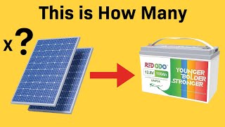 What Size Solar Panel to Charge a 12V Battery [upl. by Barbe]