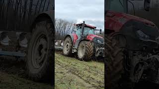 Case IH Optum 300 cvx  Lemken EurOpal 8 [upl. by Anaerol]