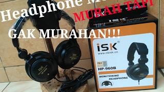 UNBOXING NEW ISK HP960B MONITORDJ HEADPHONE [upl. by Akirehs]