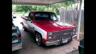 1984 Chevrolet C10 Silverado on 22quot Coys wth 46 dropp [upl. by Wally]