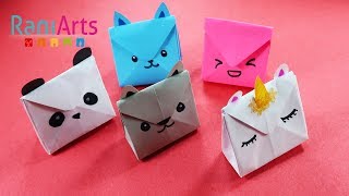 DIY  BOLSAS DE PAPEL KAWAII  CUTE PAPER HANDBAGS  FÁCIL  EASY [upl. by Eilliw]