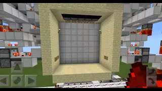 minecraft pe7x7 piston door  map [upl. by Yrohcaz606]