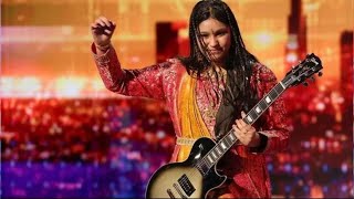 Maya Neelakantan 10YearOld Indian Prodigy ROCKS Americas Got Talent With Fusion Performance [upl. by Piefer]