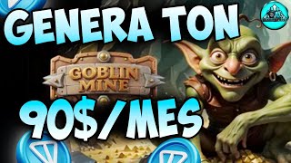 💰 GANA 90 AL MES GRATIS EN TON CON ESTE BOT DE TELEGRAM 💰 GOBLIN MINE AIRDROP [upl. by Llerryt]