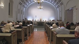 Invigningen av katolska kyrkan i Motala Den heliga mässan [upl. by Leschen728]