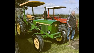 Vintage Tractors Mainly Massey  Shed Visit 010924 [upl. by Kessiah]