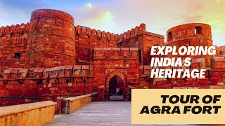 AGRA FORT HISTORYINFO  Full Guided English Tour 🇮🇳 [upl. by Waverly]