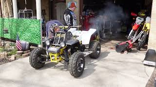 2002 banshee carb tune up banshee350 banshee [upl. by Nnad]