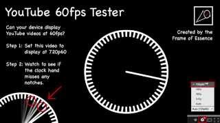 YouTube 60fps Tester [upl. by Telfer]