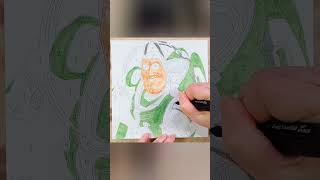 Bringing Buzz Lightyear to Life with Markers 🎨🚀 shorts disney toystory buzz coloring fun [upl. by Nolaf]