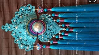 Easy macrame jhumar design wall hanging [upl. by Parthen]