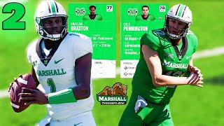 This Spring Game Decides Our QB1  Marshall Ep 2  College Football 25 [upl. by Elah204]