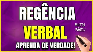 O que é REGÊNCIA VERBAL Aula com EXEMPLOS e EXERCÍCIO [upl. by Novy]