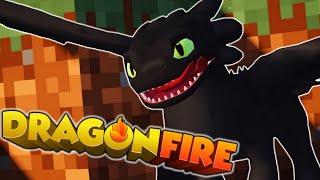 BABY NIGHT FURY  Minecraft Dragonfire 4 [upl. by Devlen]