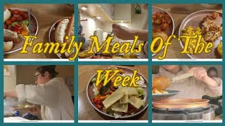 Family Dinners  Family Of 5  Meals of the Week  Dinner Ideas [upl. by Kerrill28]