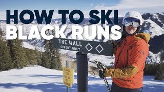 How to Ski Black Runs [upl. by Nilesoy]