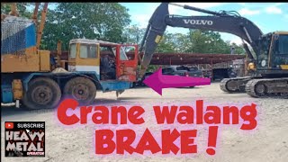 crane walang brake Heavy equipment [upl. by Brittani]