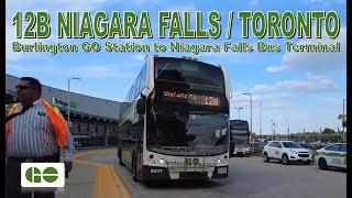 12B Niagara FallsToronto  GO Transit 2017 ADL Enviro500 8347 Burlington GO to Niagara Falls [upl. by Neumark]