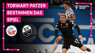 FC Hansa Rostock  SV Sandhausen Highlights mit LiveKommentar  3 Liga  MAGENTA SPORT [upl. by Abroms428]