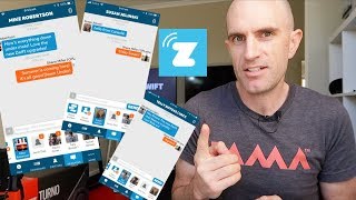 Zwift Companion App In Game Messaging How To [upl. by Ellitnahc]