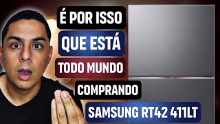 20 ANOS DE GARANTIA  GELADEIRA SMART SAMSUNG RT42 411LT COM SPACEMAX E ALL AROUND COOLING INOX LOOK [upl. by Culbertson897]