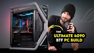 I Built The Most Powerful 4090 BTF Gaming PC  ASUS ROG Hyperion BTF Edition [upl. by Jer570]