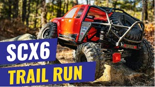 Sunday Funday SCX6 Honcho Trail Run With New TireInsert Combos [upl. by Anyrb]