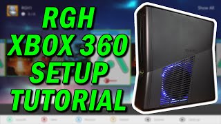 How To Set Up Your RGH Xbox 360 Aurora Dashlaunch XeXMenu [upl. by Rem319]