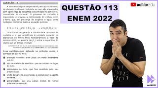 QUÍMICA ENEM 2022 quotA nanotecnologia é responsável pelo aprimoramento de diversos materiais quot [upl. by Fishman]