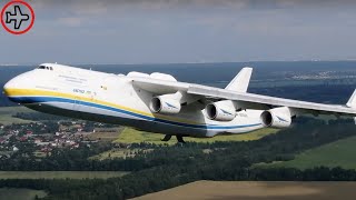 Antonov 225 MRIYA Nearly Crashes With Drone [upl. by Ylrevaw]