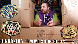 WWE Shop 11 Replica Belt Unboxing [upl. by Eidnac]