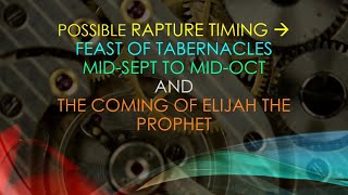 MidTabernacles Rapture Timing 18 Sept18 Oct and the Elijah Forerunner [upl. by Dinse498]