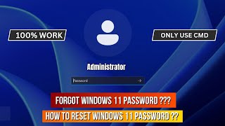 Cara Reset Password Windows 11 Dengan CMD [upl. by Andrea]