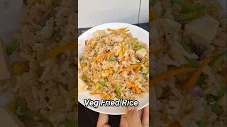 High Protein Vegetarian Fried Rice shorts youtubeshorts [upl. by Nesral]