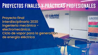 Proyecto Final Interdisciplinario 2020 Ing MecánicaElectromecánica [upl. by Aerdnael]