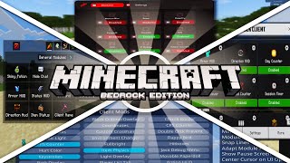 TOP 5 BEST CLIENTS For Minecraft Bedrock Edition 120 Pocket Edition Xbox Windows 11 PS5 [upl. by Annoyek]