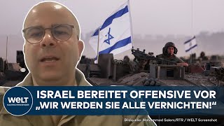 OFFENSIVE GEGEN HAMAS Israel stellt Hilfe für Zivilisten im Süden des Gazastreifens in Aussicht [upl. by Thorr]