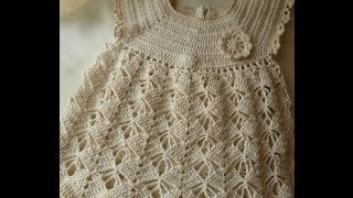 Crochet patterns for lacy crochet baby dress pattern 19 [upl. by Hanan]