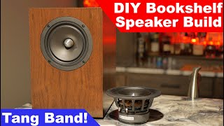 DIY Full Range Bookshelf Speaker Build Guide With Tang Band Drivers  How To Build Your Own Speakers [upl. by Werdna]