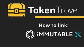 How to create an Immutable X account  TokenTrove [upl. by Carbrey]