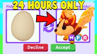 Trading from EGG to NEW MEGA CHRISTMAS PET in 24 HOURS Adopt Me [upl. by Airotciv493]