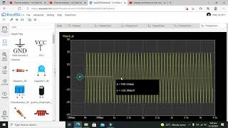 how to use an oscilloscope in easyEDA simulations [upl. by Hako]