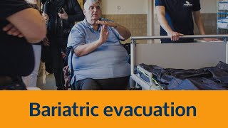 How to rescue a bariatric patient during an emergency evacuation 🏥 [upl. by Anyale]