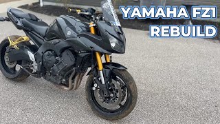 Yamaha FZ1 Rebuild Part 1 [upl. by Auot439]