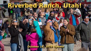 Eclipse Viewing Festival at Riverbed Ranch Utah  Oct 14 2023 [upl. by Armallas]