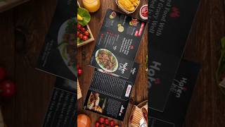 Menu Card Design For Food menucard food threefoldgraphics designerportfolio [upl. by Libnah]